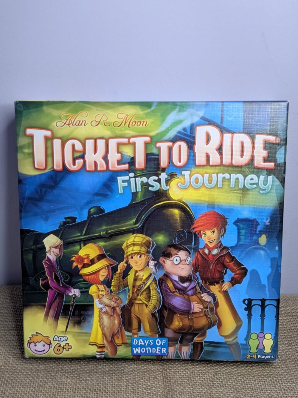 Ticket To Ride First Journey Board Game Ages 6+ Days Of Wonder Complete Trains